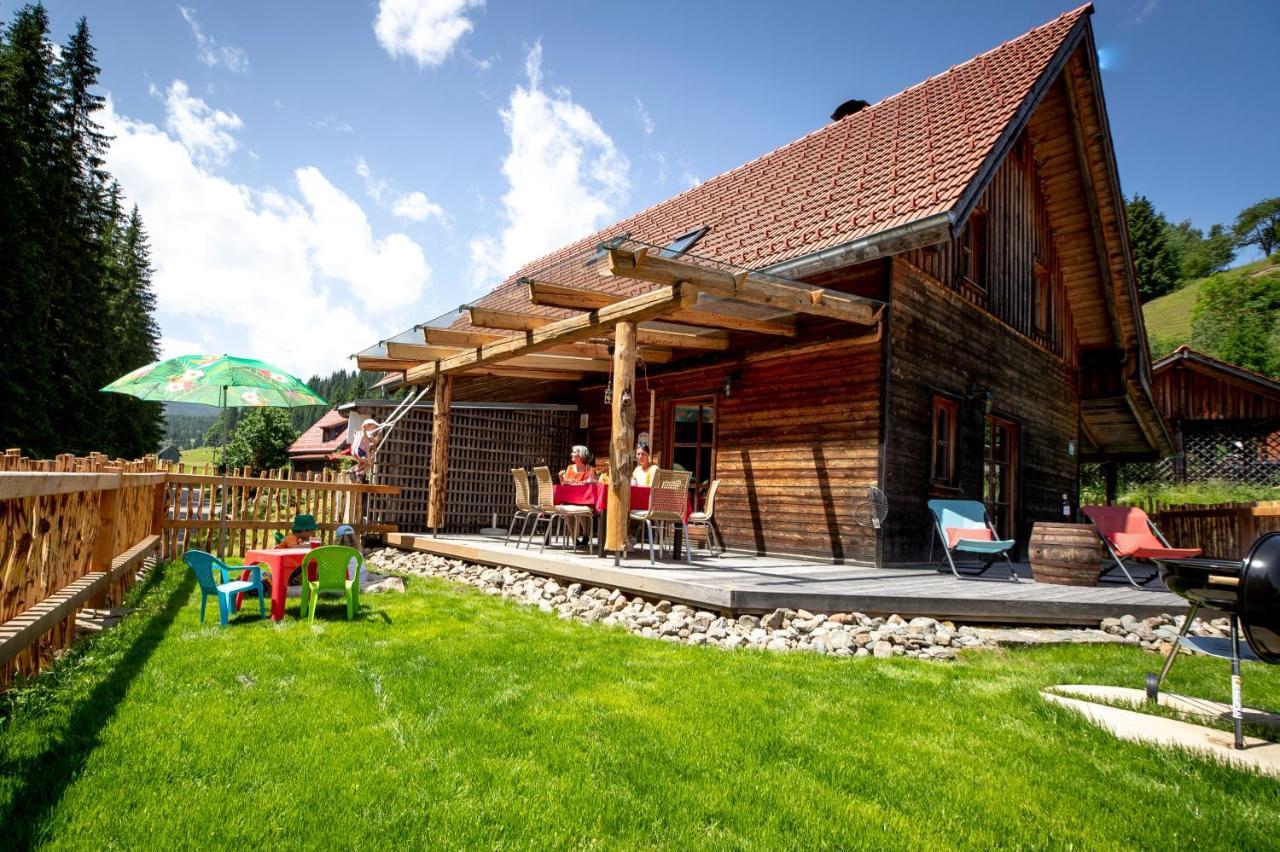 Naturpark Huette Mandl, Biobauernhof & Huettenurlaub سانكت لامبريشت المظهر الخارجي الصورة